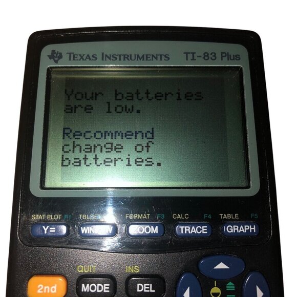 TEXAS INSTRUMENTS TI-83 Plus+ Graphing Calculator with Cover 2011 Black Works - Picture 3 of 6